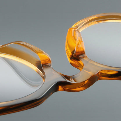 Montatura rotonda vintage in acetato con ponte a chiave e tripli rivetti — dettaglio 25