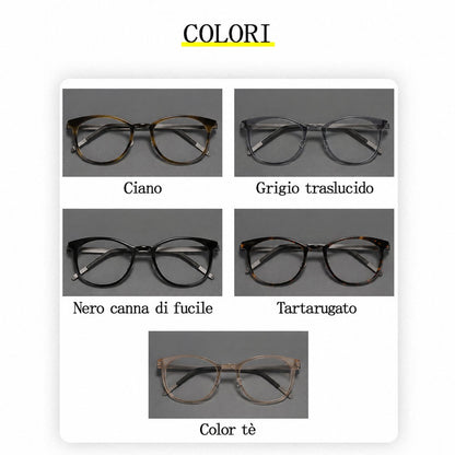 Montatura rotonda rétro a cerchio intero, disponibile in più modelli — dettaglio 18
